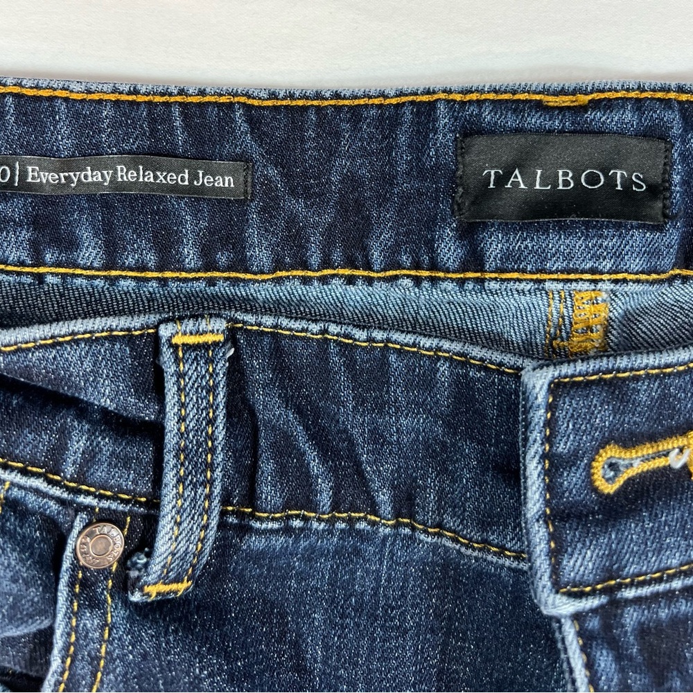 Talbots Dark Blue Relaxed Jeans - Picture 3 of 9